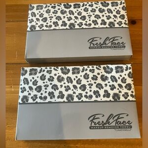 Fresh Face makeup remover towels gift sets. By Campanelli.